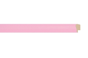 Moldura cor de rosa para quadros infantis | Pormenor do acabamento