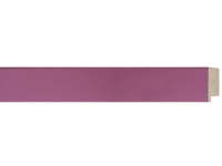 Comprar molduras online | Moldura violeta | Pormenor do acabamento