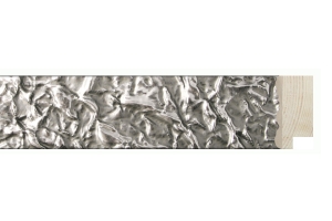 Molduras para espelhos por medida | Pormenor da Moldura prata de de 4.7 cm