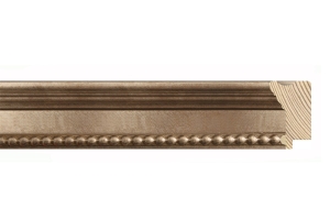 Molduras para quadros | Moldura Bronze de 4.4 cm | Pormenor do acabamento
