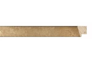 Moldura bronze de 2.5 cm | Molduras por medida para os seus quadros | Pormenor do acabamento