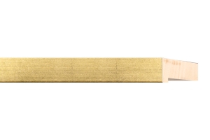 Compre molduras douradas online | Moldura dourada de 2.6 cm | Pormenor do acabamento