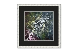 Moldura prata para quadros por medida | Quadro pronto