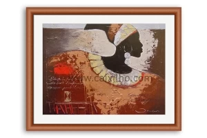 Molduras castanha para quadros e fotos | Quadro pronto
