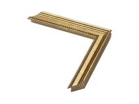 Moldura dourada para os seus quadros | Compre online | Perfil e Amostra